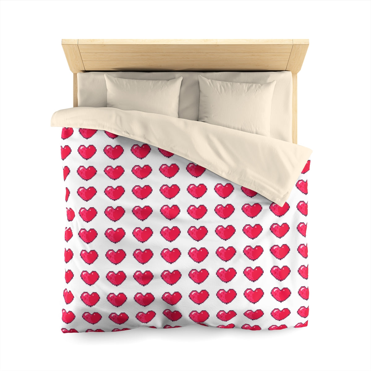 Microfiber Duvet Cover - 8bit Love
