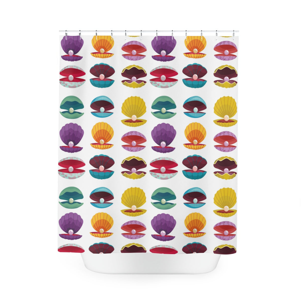 Shellz - Polyester Shower Curtain