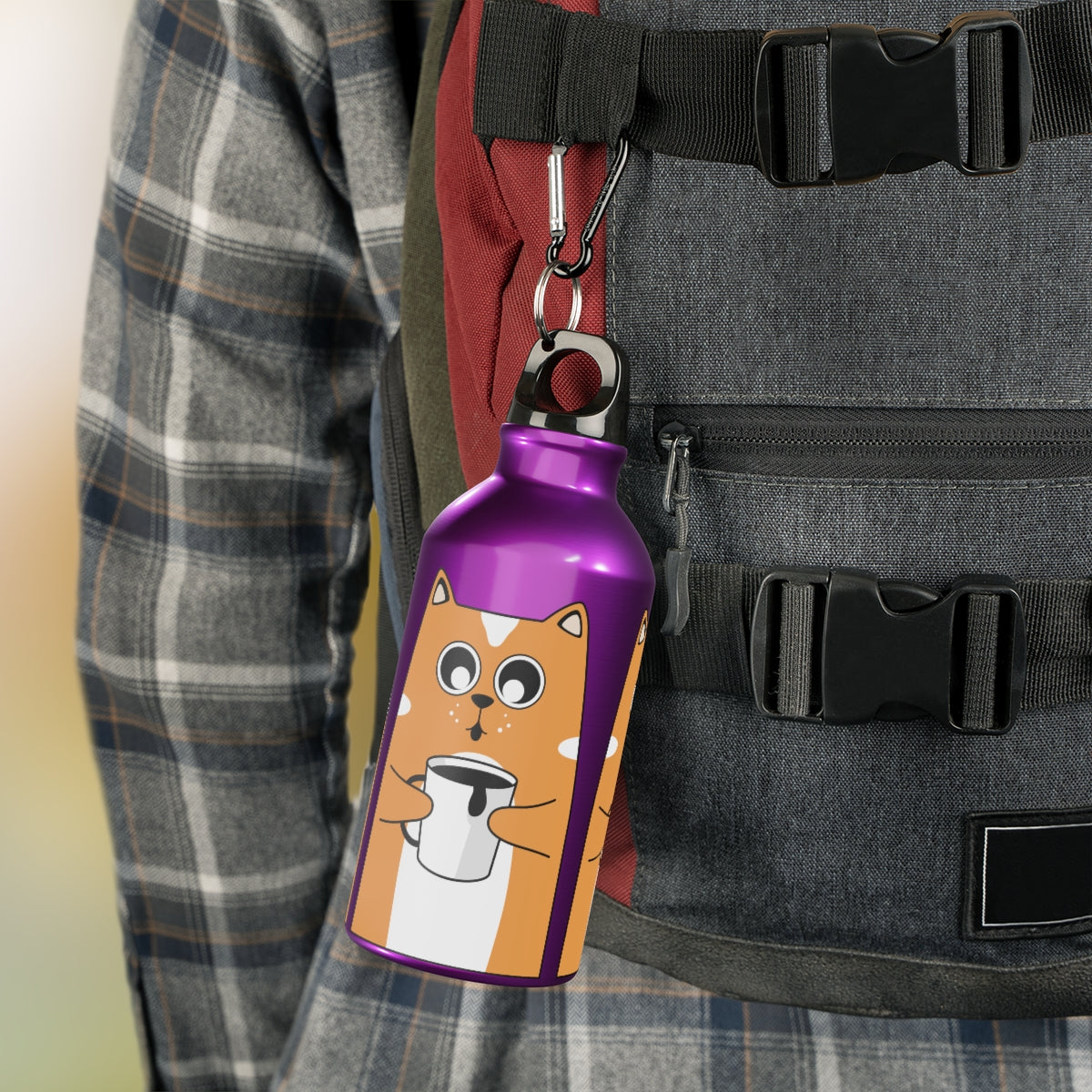 Coffee Cat Oregon Sport Bottle