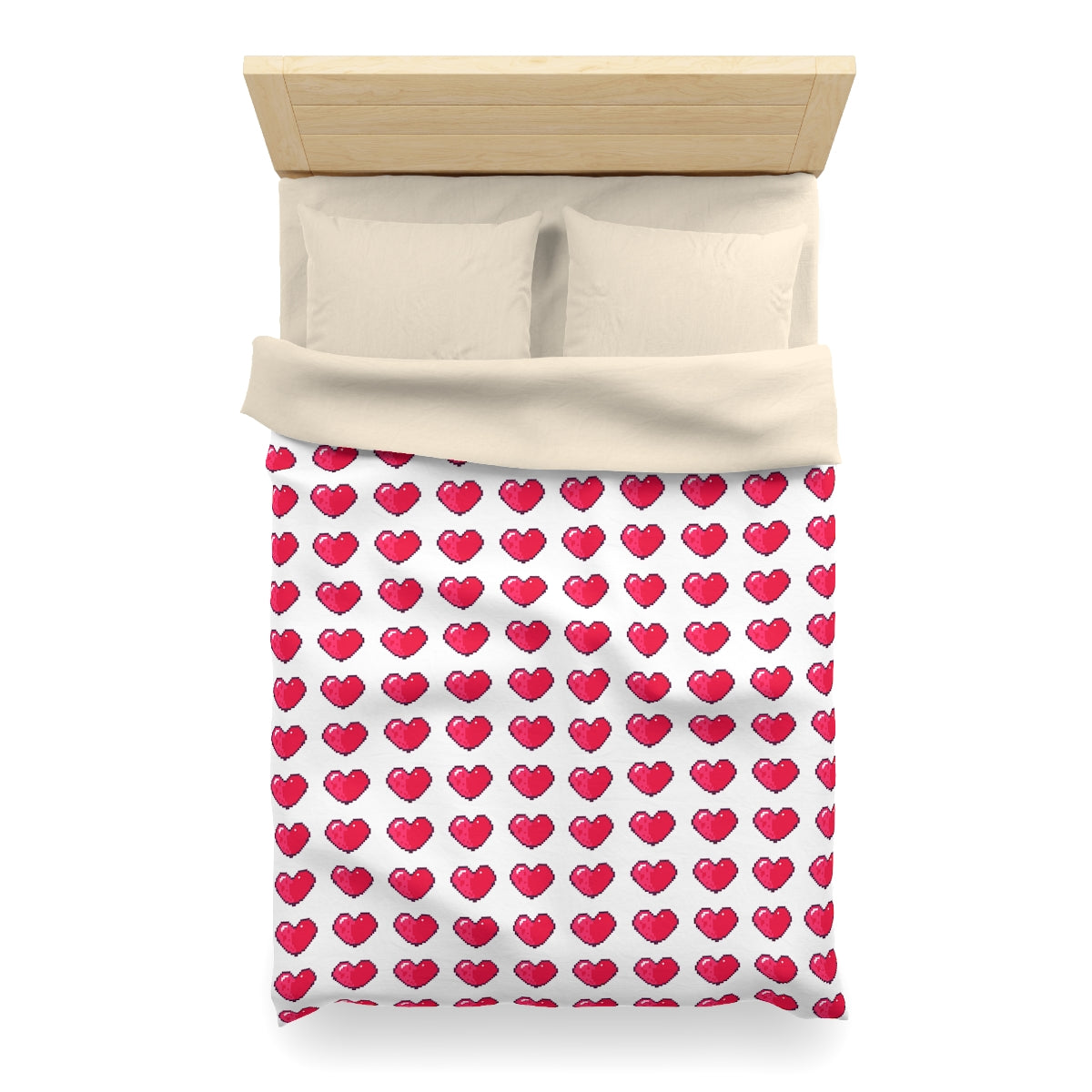 Microfiber Duvet Cover - 8bit Love