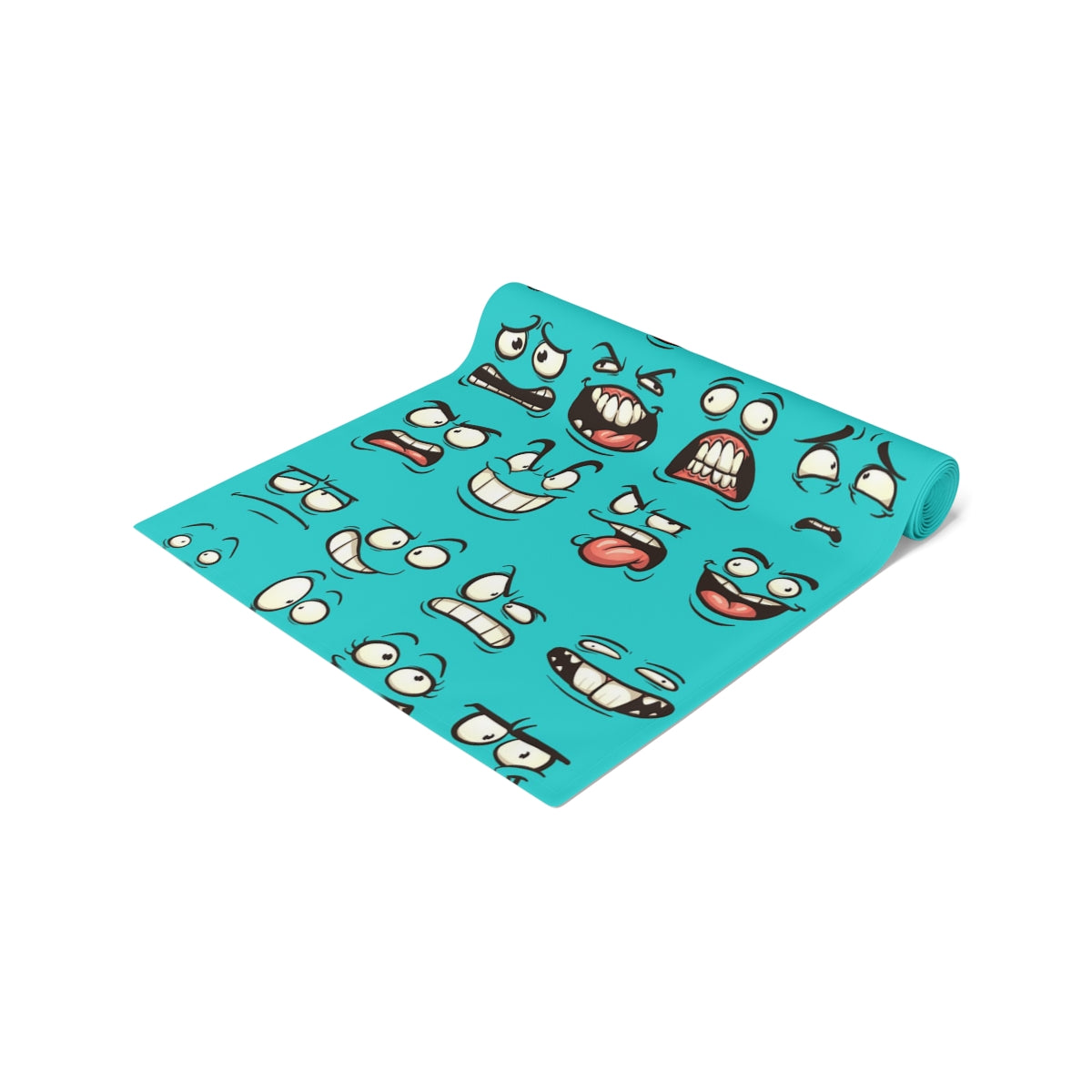 Cotton/Poly Table Runner - Darn Faces