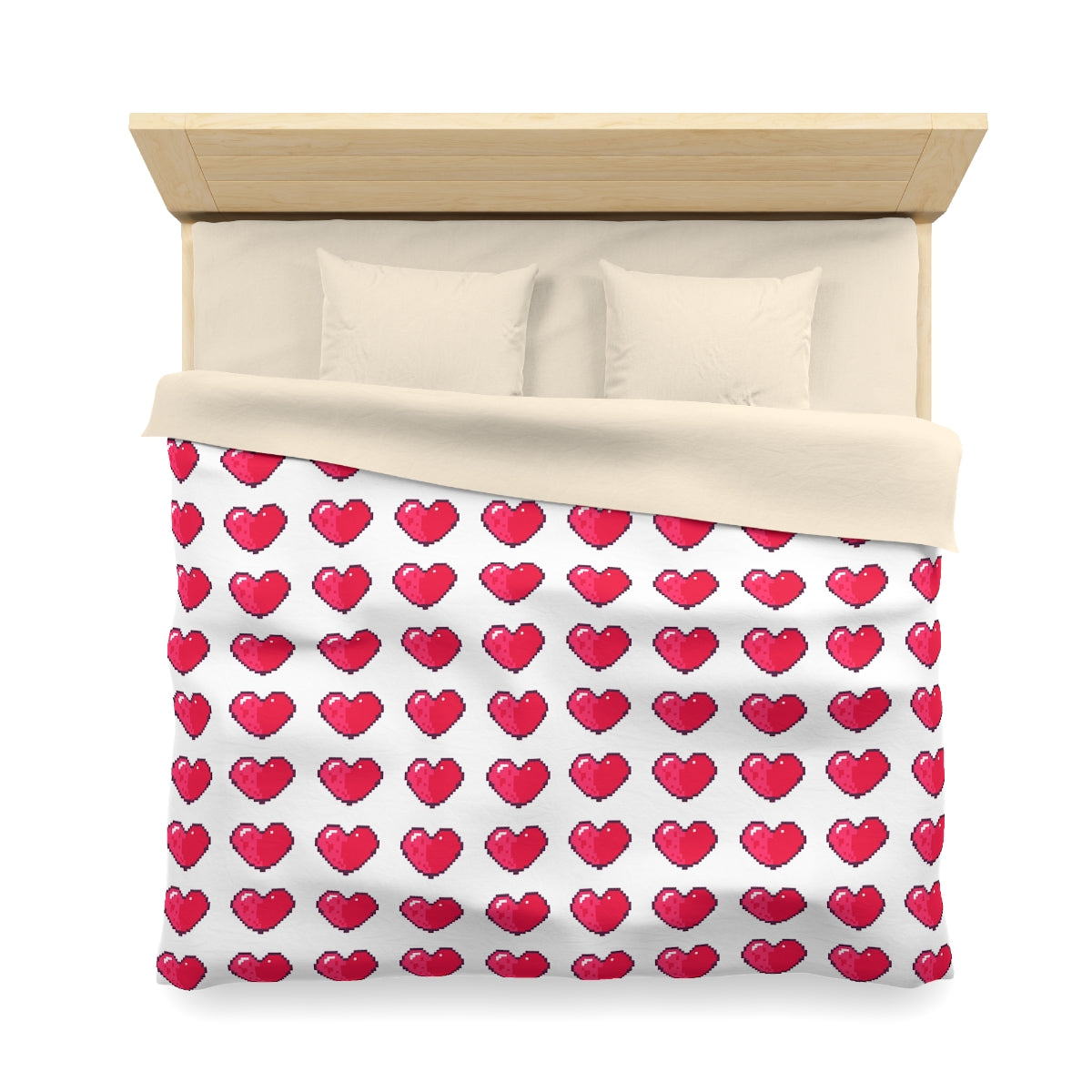 Microfiber Duvet Cover - 8bit Love