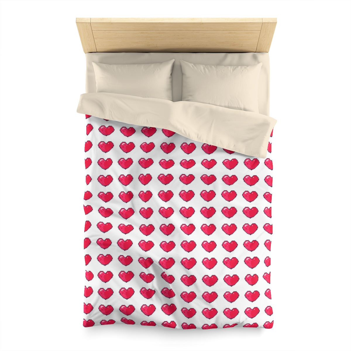 Microfiber Duvet Cover - 8bit Love
