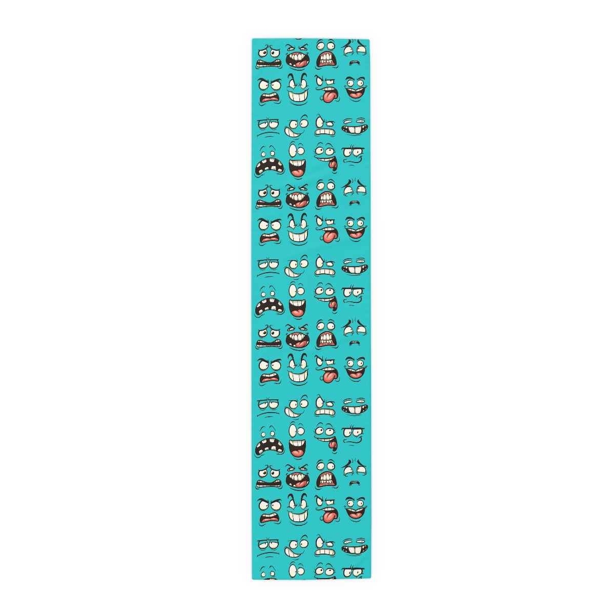 Cotton/Poly Table Runner - Darn Faces