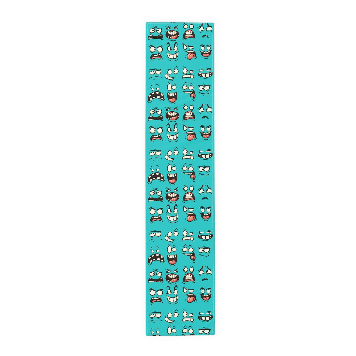 Cotton/Poly Table Runner - Darn Faces