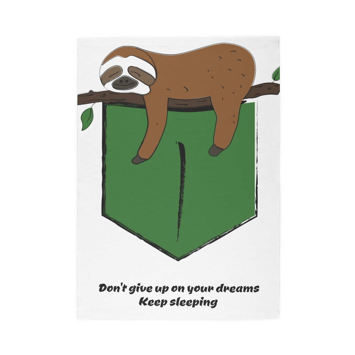 Don't Give Up On Your Dreams, Keep Sleeping Dobby Rug