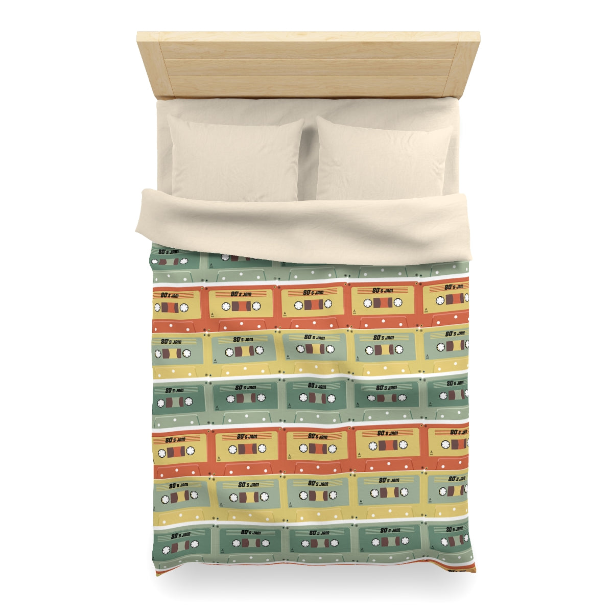 Microfiber Duvet Cover - 80s Jam