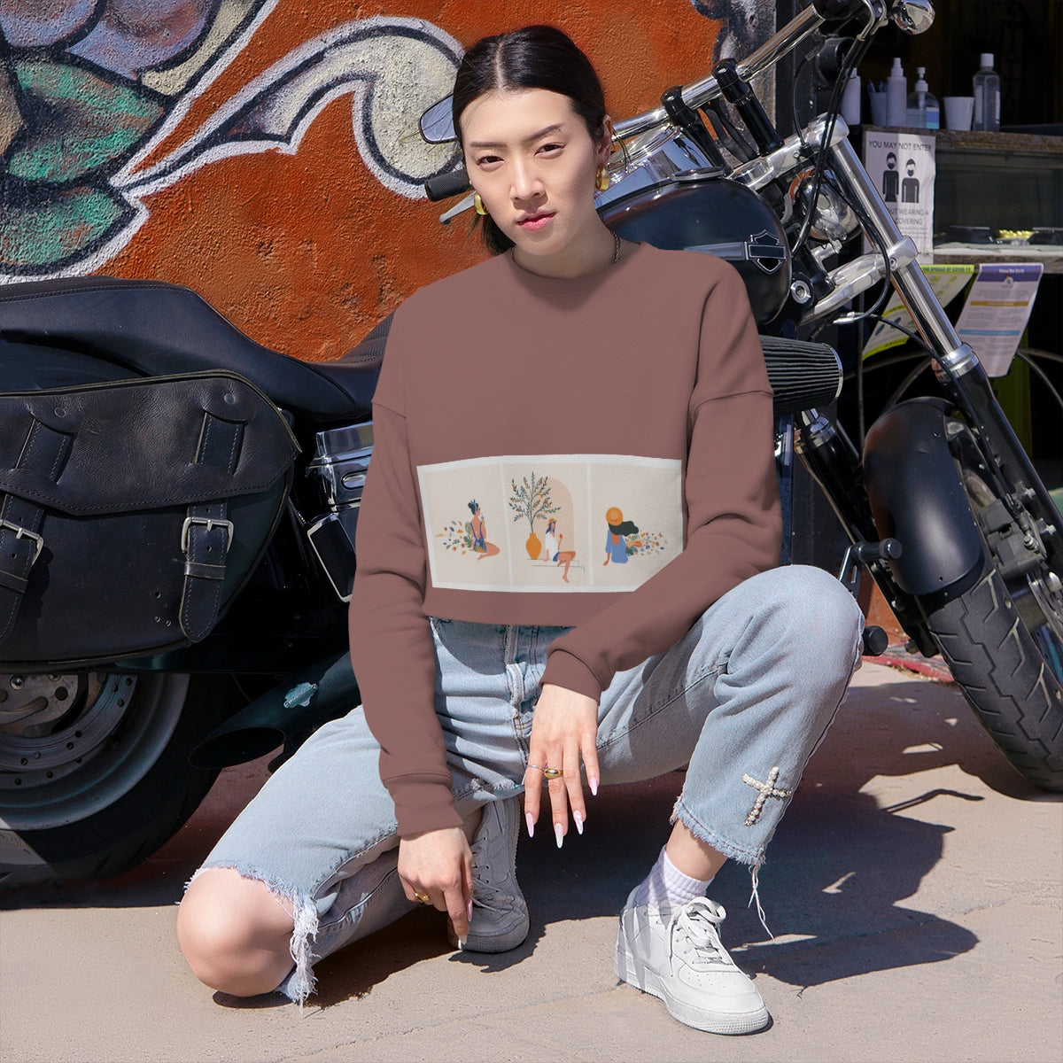 Seasonal Affairs - Women's Cropped Sweatshirt