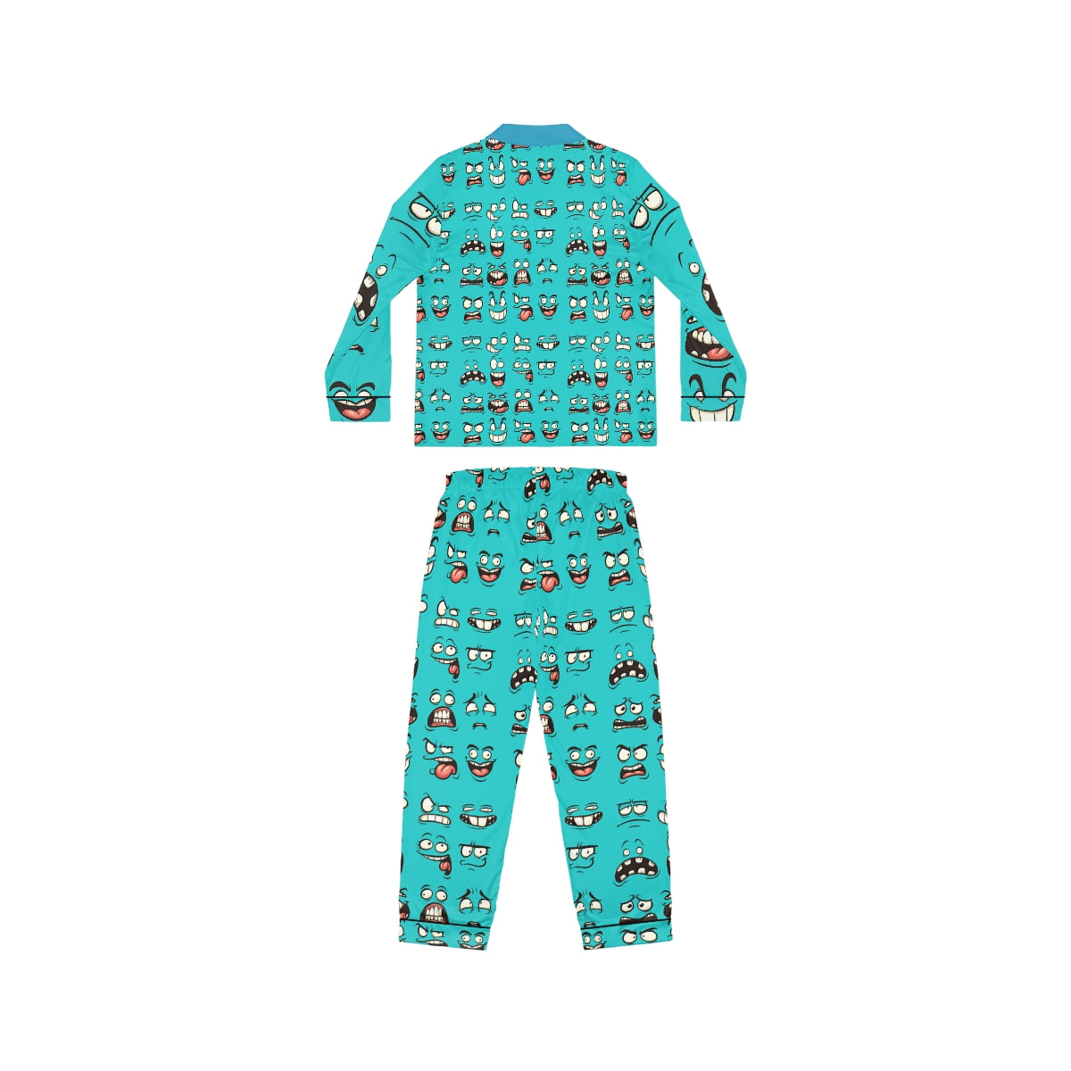 Women's Satin Pajamas (AOP) - Darn Faces