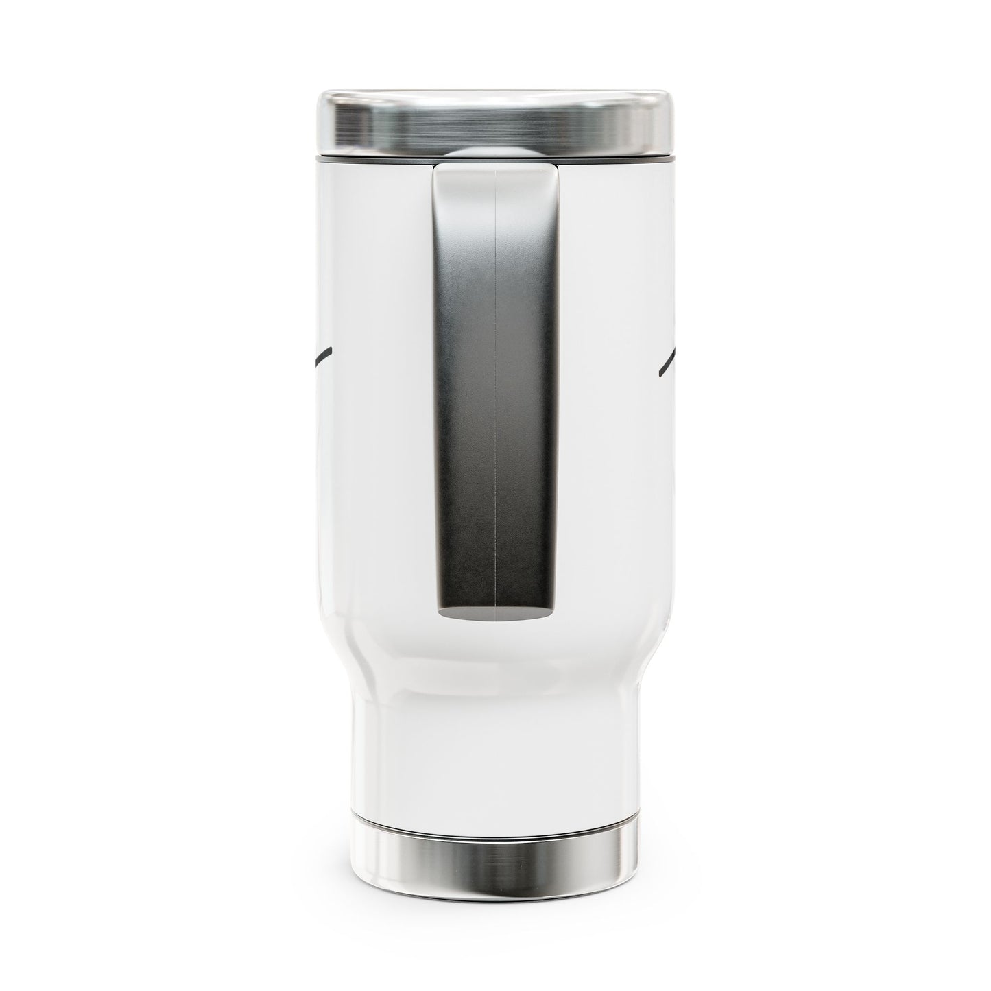 Joyful Stainless Steel Travel Mug with Handle, 14oz