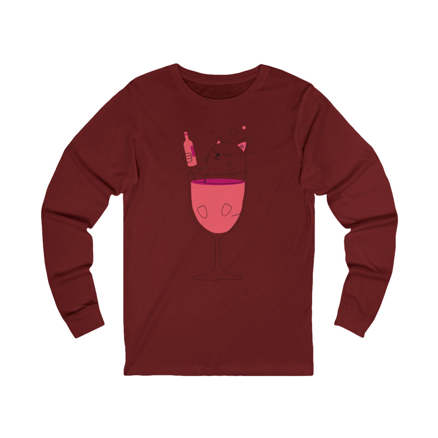 Catz and Winez - Unisex Jersey Long Sleeve Tee