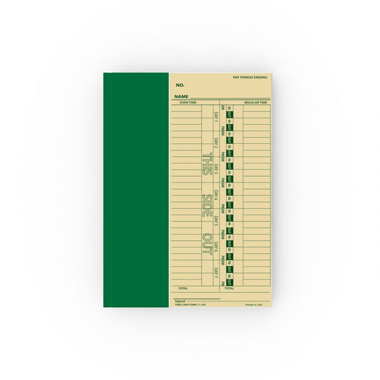 This Side Out Punch Card Hard Backed Journal