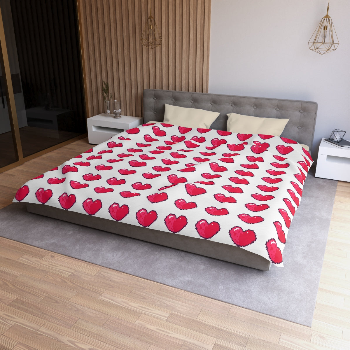 Microfiber Duvet Cover - 8bit Love