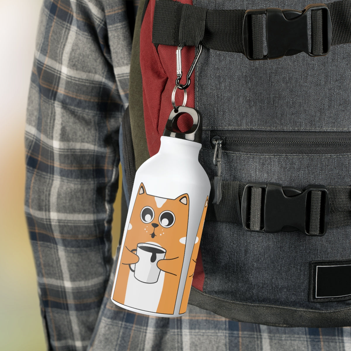 Coffee Cat Oregon Sport Bottle