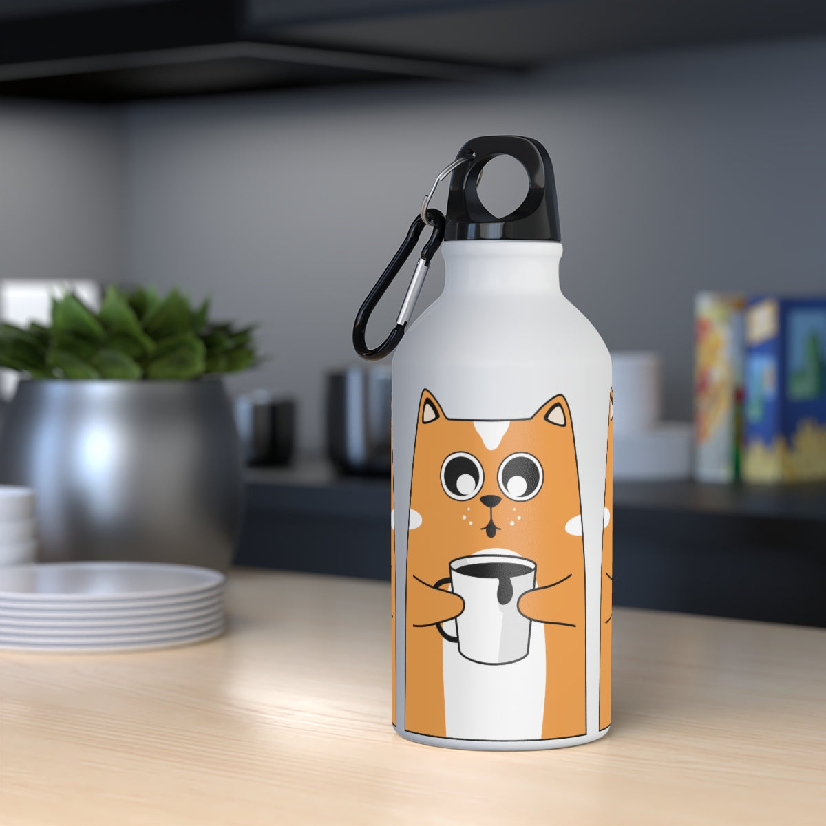 Coffee Cat Oregon Sport Bottle