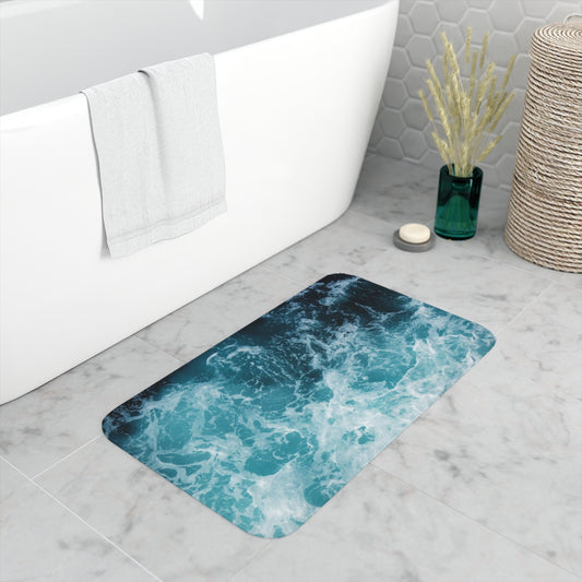 Memory Foam Bath Mat - Ocean 2.0