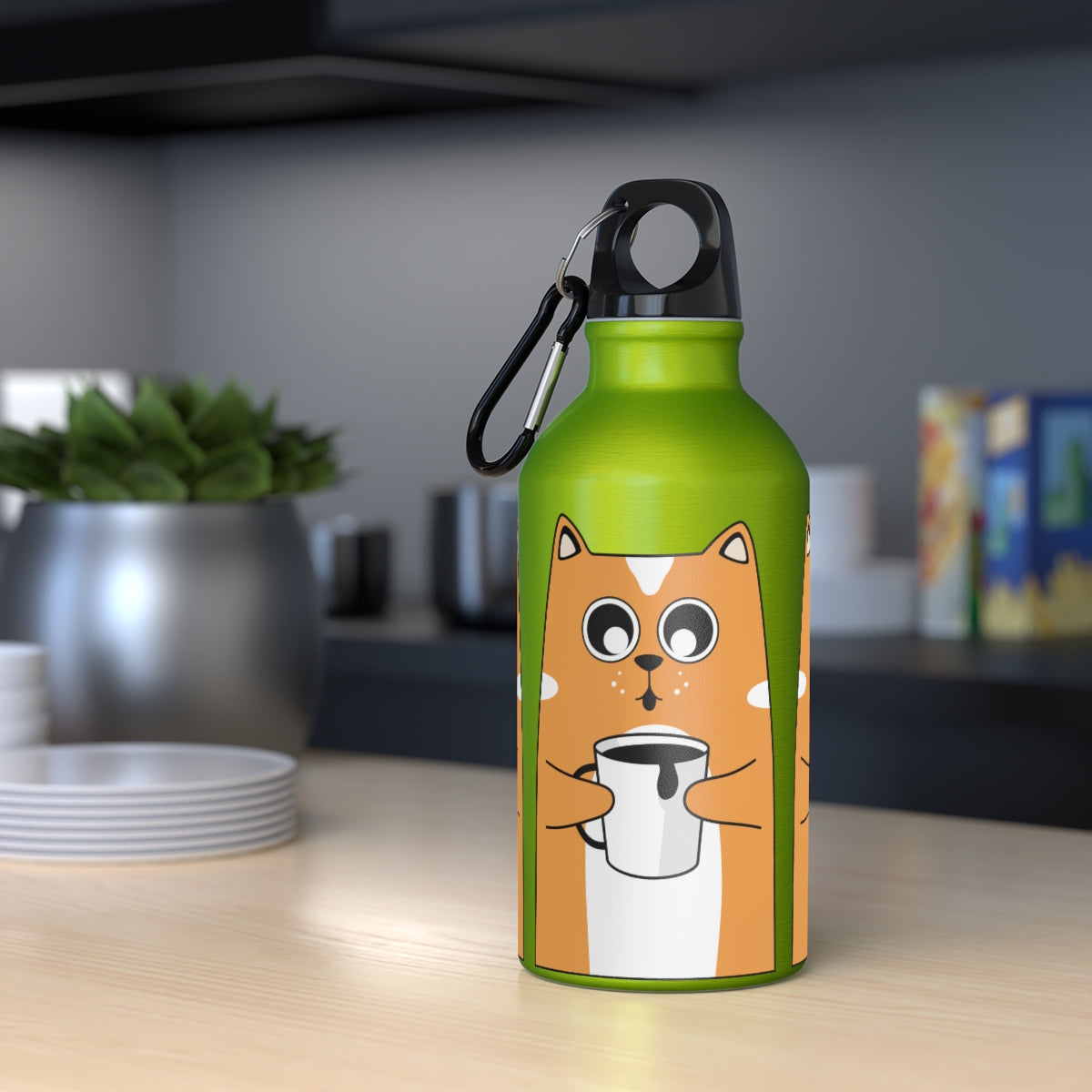 Coffee Cat Oregon Sport Bottle