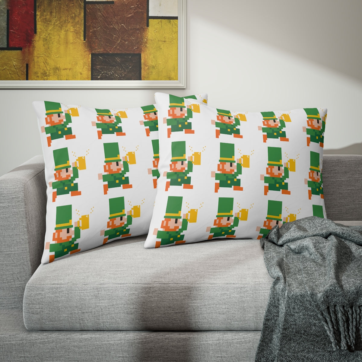 St. Plumber's Day Pillow Sham