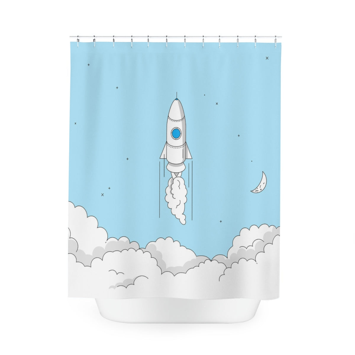 Ad Astra Per Conditionah - Polyester Shower Curtain