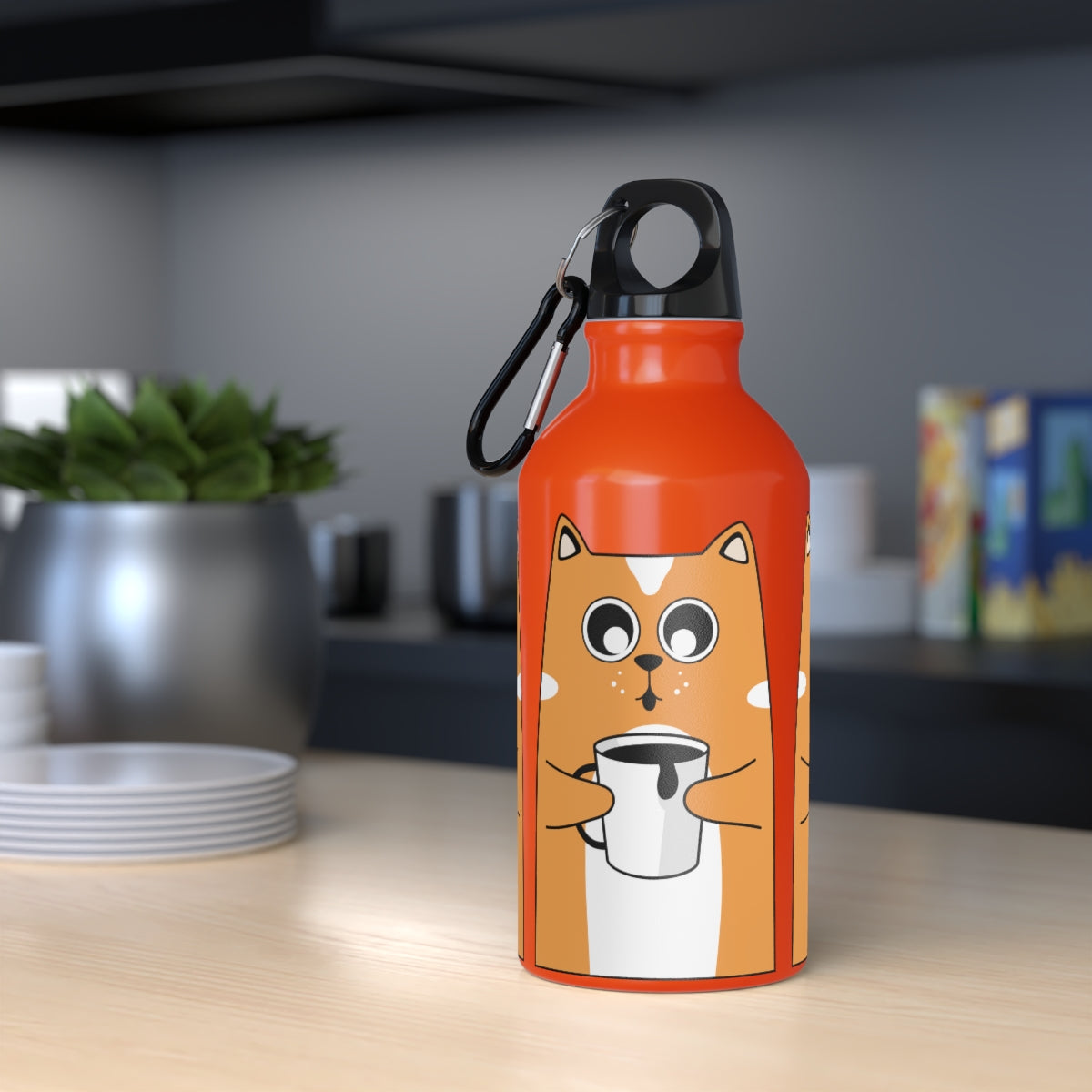 Coffee Cat Oregon Sport Bottle