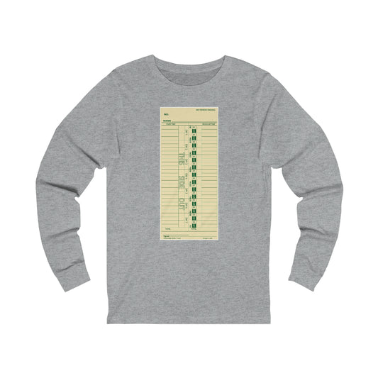 This Side Out Punch Card Unisex Jersey Long Sleeve Tee