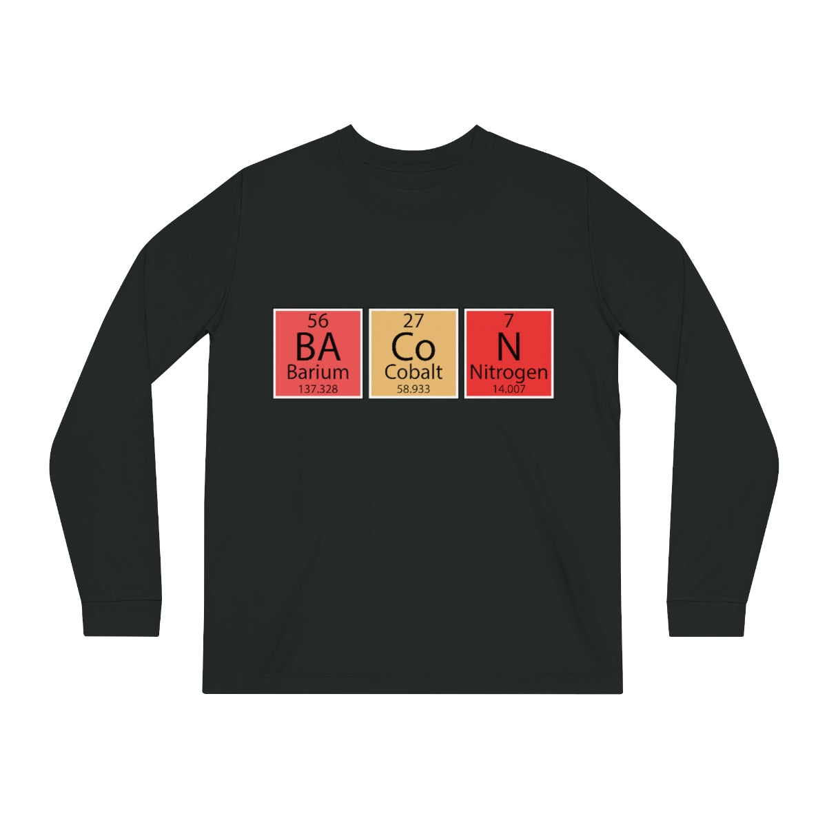 BaCoN Unisex Shifts Dry Organic Long Sleeve Tee