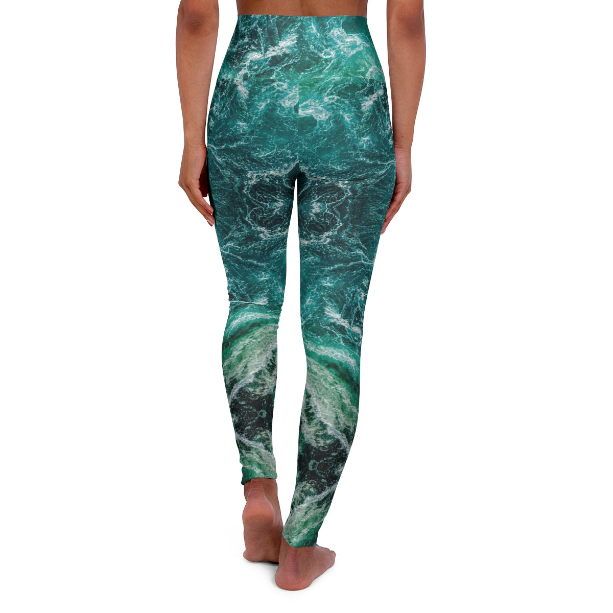 Ode to the Oceans - High Waisted Yoga Leggings