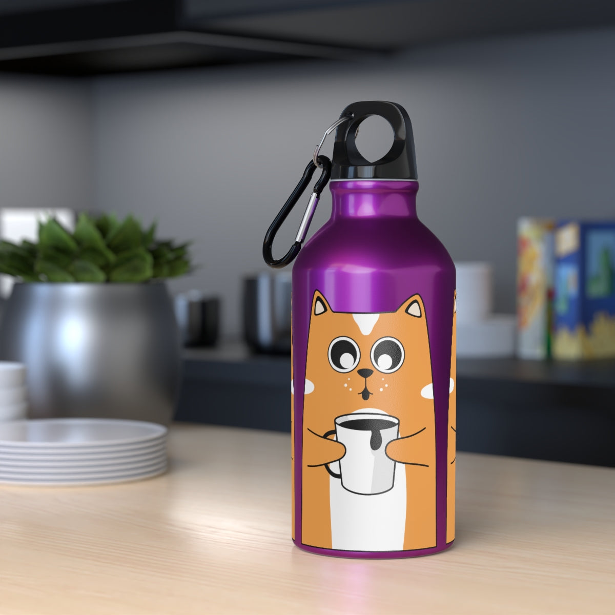 Coffee Cat Oregon Sport Bottle