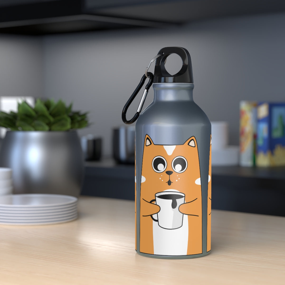 Coffee Cat Oregon Sport Bottle