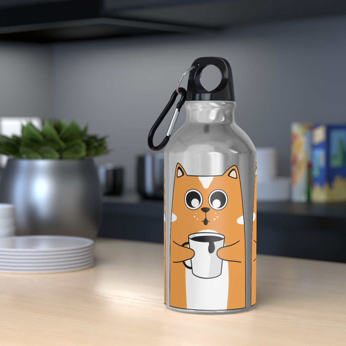 Coffee Cat Oregon Sport Bottle