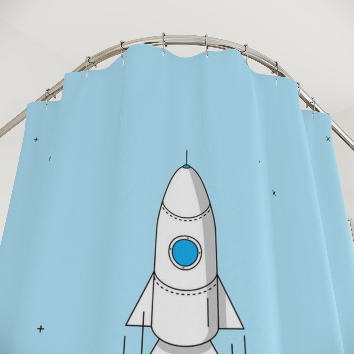 Ad Astra Per Conditionah - Polyester Shower Curtain