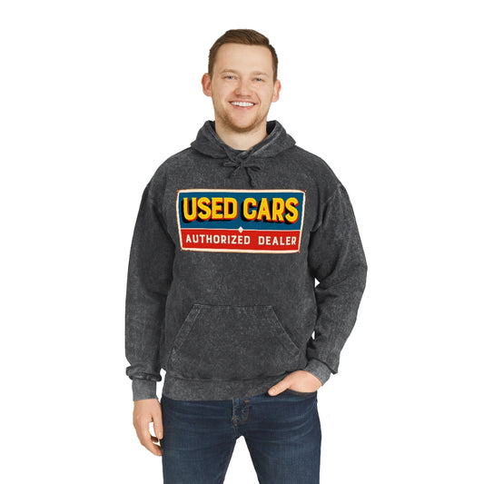 Used Cars Authorized Dealer - Unisex Mineral Wash Hoodie