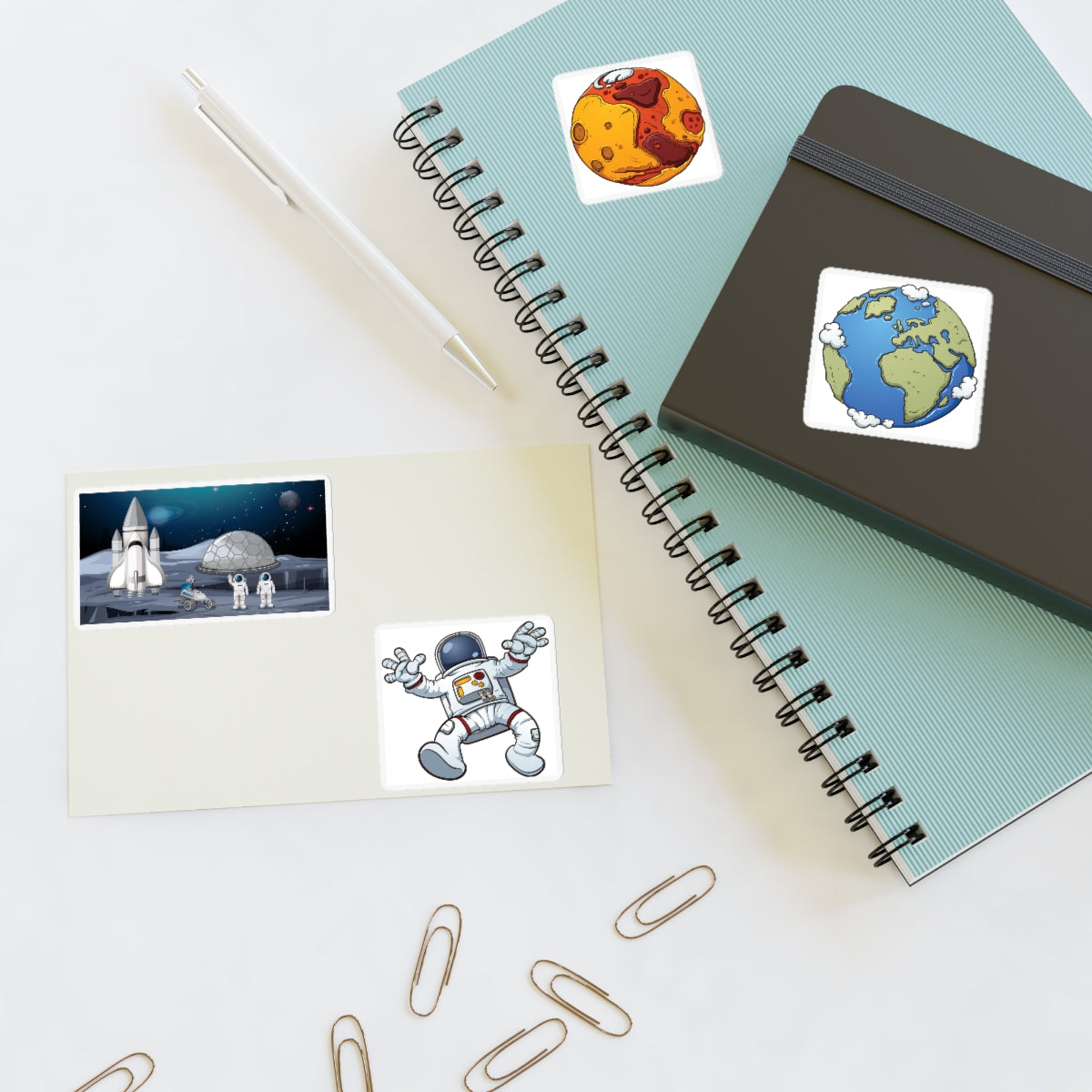 Space Traveler's Sticker Sheets