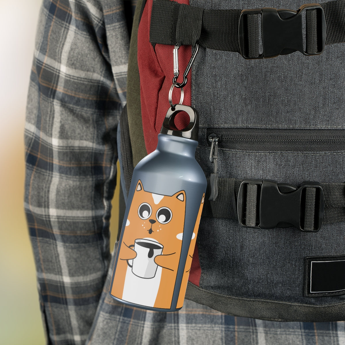 Coffee Cat Oregon Sport Bottle