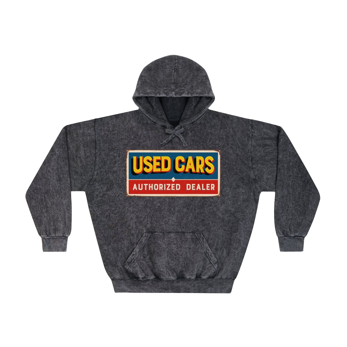 Used Cars Authorized Dealer - Unisex Mineral Wash Hoodie