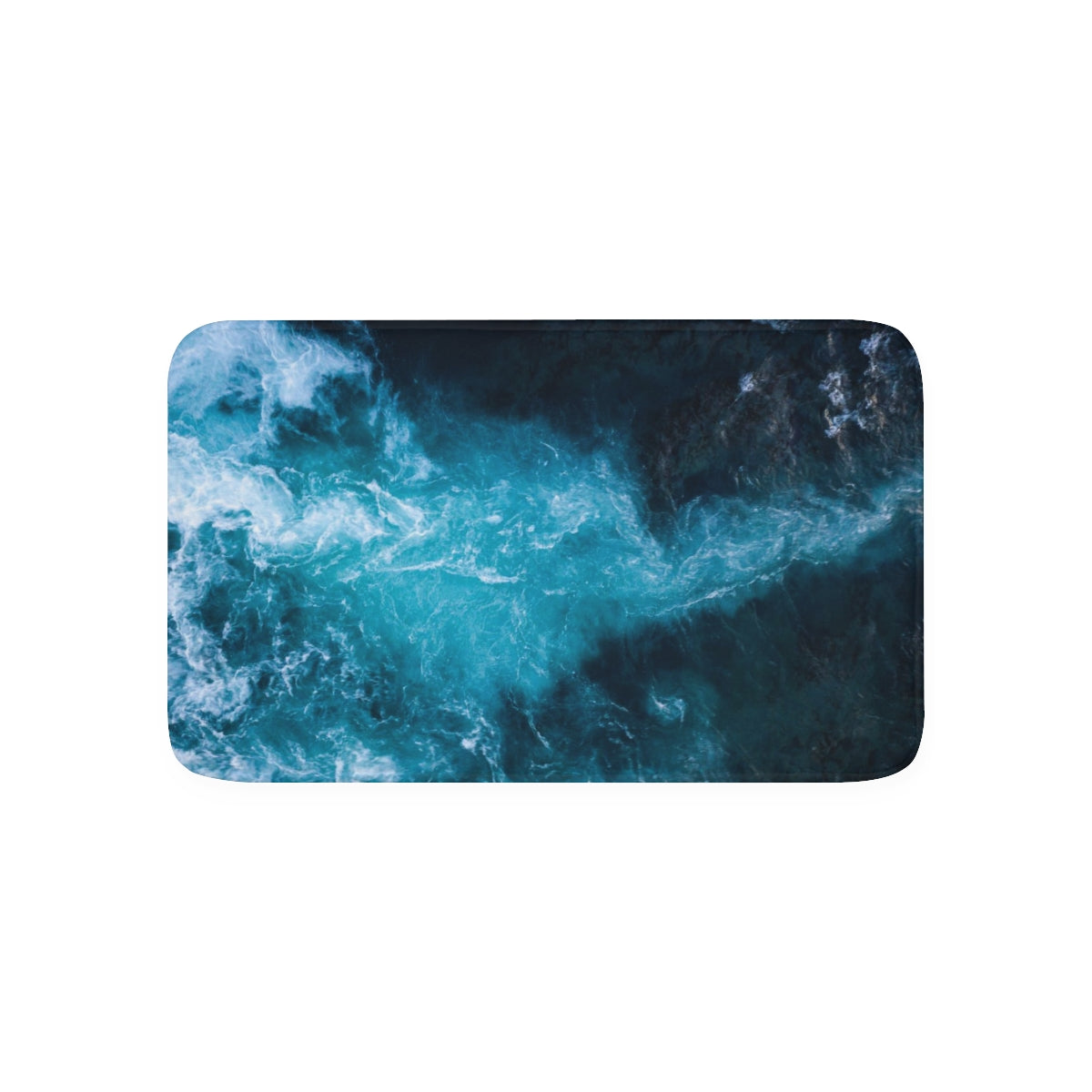 Memory Foam Bath Mat - Ocean 3.0